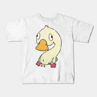 Goofy duck drawing Kids T-Shirt